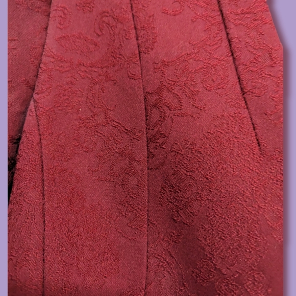 H&M Red Jacquard Blazer, Size 6 - Picture 2 of 4